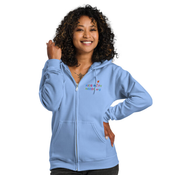 KWN Embroidered Zip Hoodie - Image 3